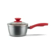 Panela Philco PPH160APR Revestimento Redstone Fundo Triplo com Tampa 1,4L
